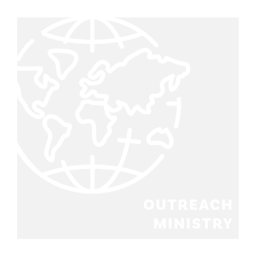 Global outreach ministry logo.